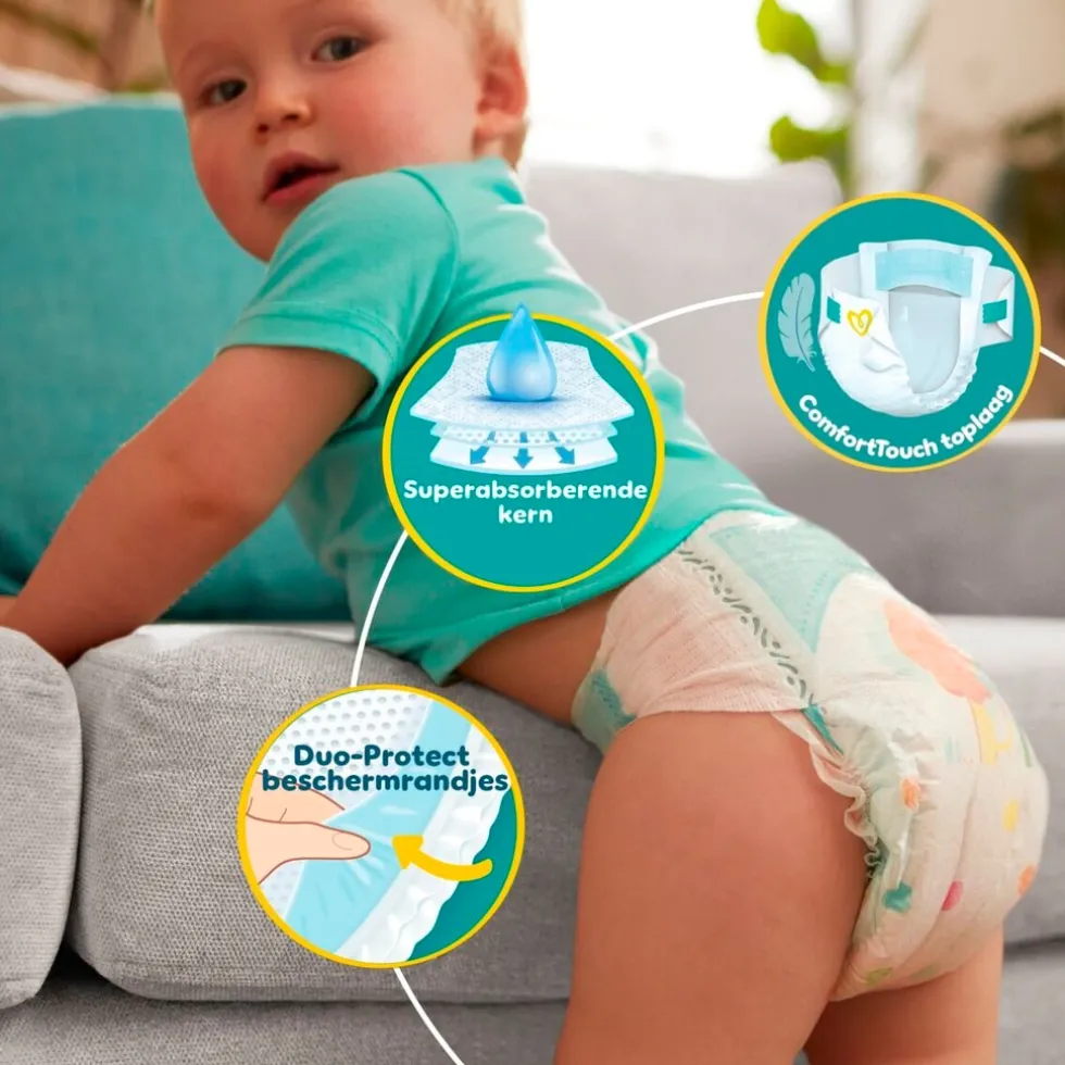 Online Pampers Baby-Dry Maat 8 Luiers