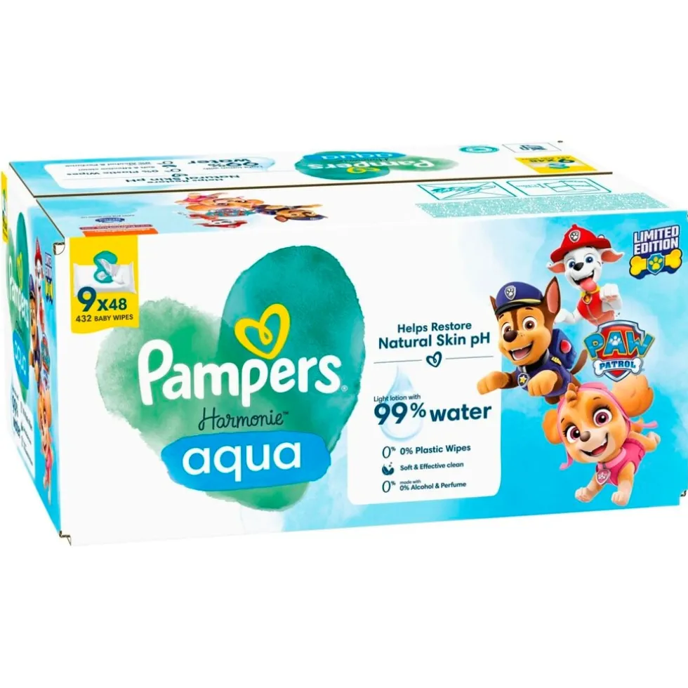 pampers-harmonie-aqua-paw-patr-hnIzzzlB-1.webp Outlet Pampers Harmonie Aqua Paw Patrol Babydoekjes