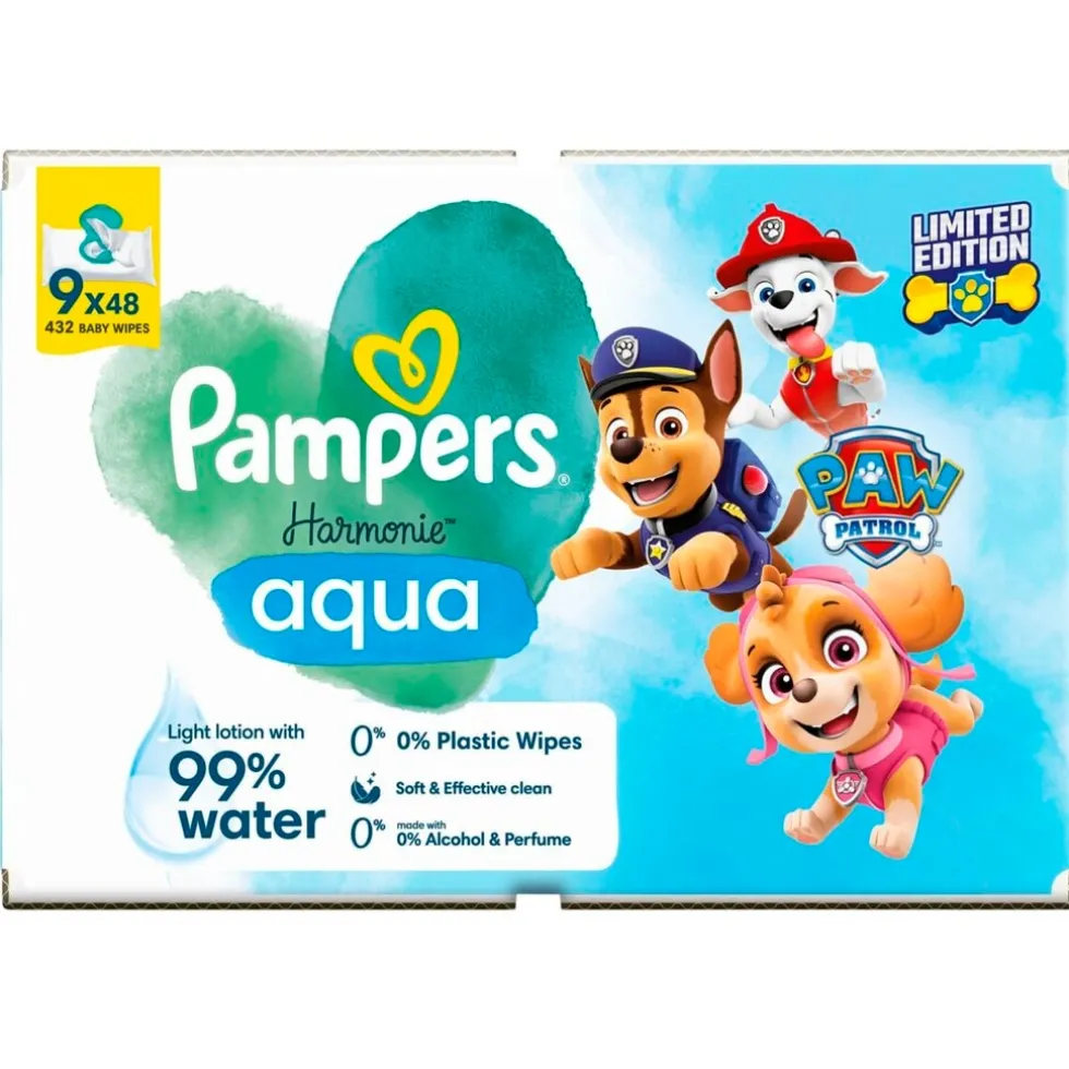 pampers-harmonie-aqua-paw-patr-hnIzzzlB-2.webp Outlet Pampers Harmonie Aqua Paw Patrol Babydoekjes