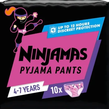 Hot Ninjamas Pampers Meisjes 4-7 Jaar Pyjama Pants