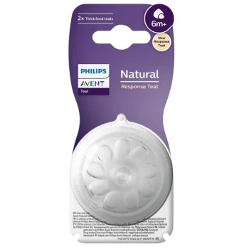 New Philips Avent SCY966/02 6m+ Natuurlijke Zuigreflex Flesspenen Voor Pap