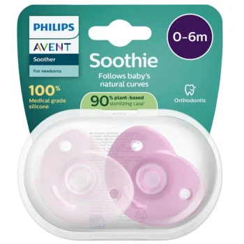 Clearance Philips Avent Soother 0-6M SCF099/27 Soothie Fopspeen