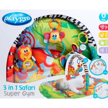 Fashion Playgro 3-In-1 Safari Super Babygym