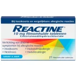 Hot Reactine Cetirizine 10mg Filmomhulde Hooikoortstabletten