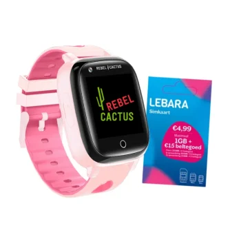 Online Rebel Cactus GPS Kindersmartwatch GO Incl. Gratis Lebara Simkaart Met Tegoed