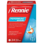 Discount Rennie Pepermunt Kauwtabletten