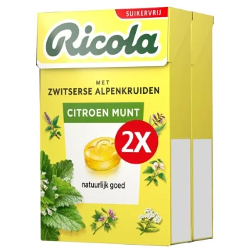 Hot Ricola Citroen Munt Kruidenpastilles