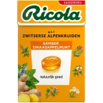 Online Ricola Gember Sinaasappelmunt Kruidenpastilles