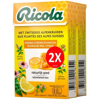 Clearance Ricola Honing Citroen Echinacea Kruidenpastilles