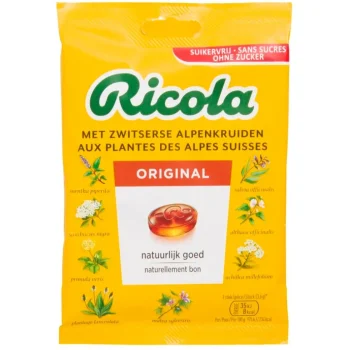 New Ricola Original Suikervrij Kruidenpastilles
