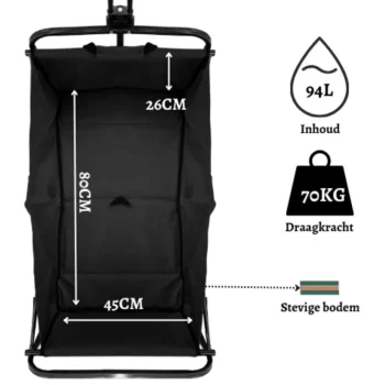 Clearance Rijoka Bolderkar Opvouwbaar Telescopische Stang En Crosswielen