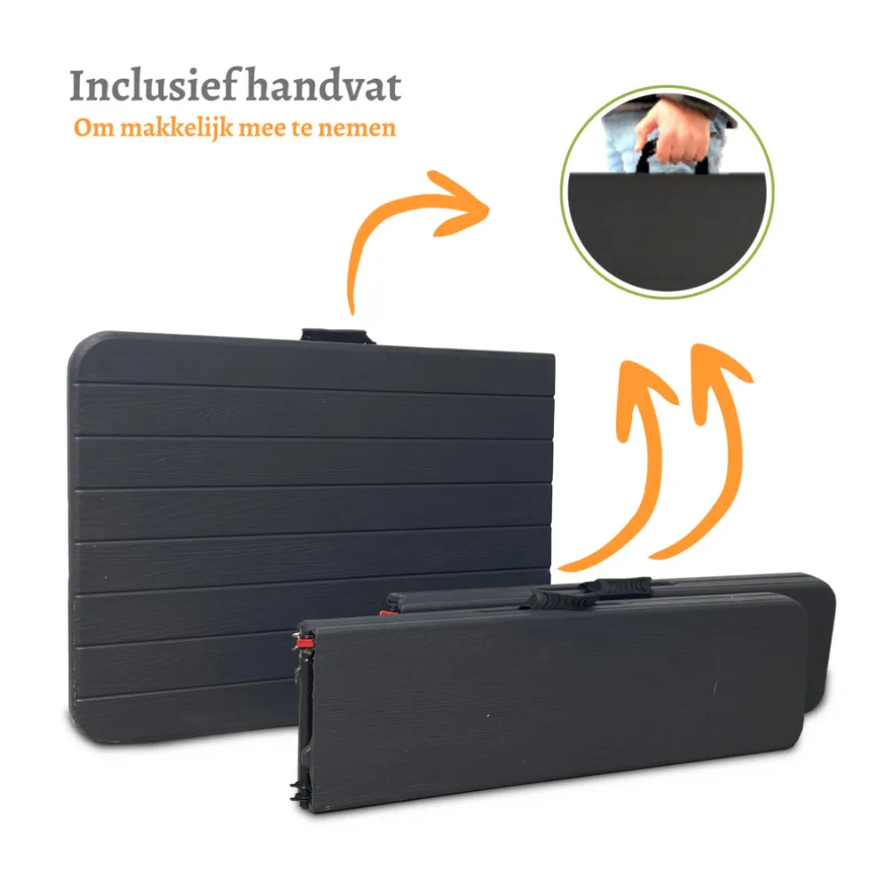 rijoka-inklapbare-picknicktafe-fkCjSQnV-3.webp Fashion Rijoka Inklapbare Picknicktafel Set Houtlook Design Klaptafel Biertafel