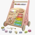 Fashion Rijoka Loopwagen Hout Voor Baby Educatieve Looptrainer Anti Slip Wieltjes Babywalker