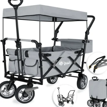 Online Rijoka Luxe Opvouwbare Bolderkar Bolderwagen Met Dakje Draagtas Harde Bodem
