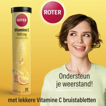 Clearance Roter Vitamine C 1000 Mg Abrikoos-Sinaasappel Bruistabletten