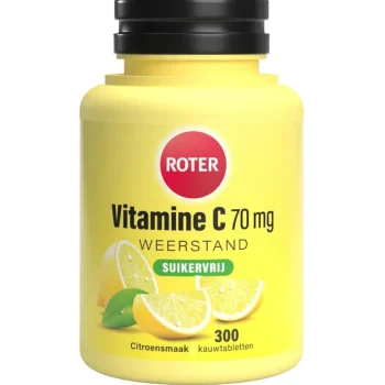 Outlet Roter Vitamine C 70 Mg Suikervrije Kauwtabletten