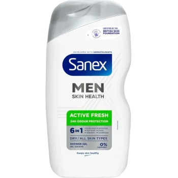 Fashion Sanex Men Skin Health 6-in-1 Active Fresh Douchegel