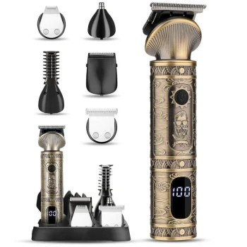 Fashion Sansbeauté 6-in-1 Baardtrimmer Met Opbergstandaard - Bodygroomer - Haartrimmer