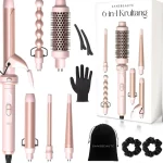 Hot Sansbeauté ® 6 In 1 Krultang Met Klem - 13mm Tot 38mm - Thermal Brush