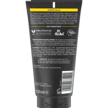 Outlet Taft Schwarzkopf Super Glue Level 14 Haargel Tube