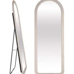 Outlet SensaHome Gestoffeerde Staande Spiegel Oval