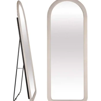 Outlet SensaHome Gestoffeerde Staande Spiegel Oval
