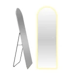 Online SensaHome Staande Spiegel Oval Met LED Verlichting