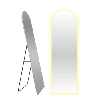 Online SensaHome Staande Spiegel Oval Met LED Verlichting