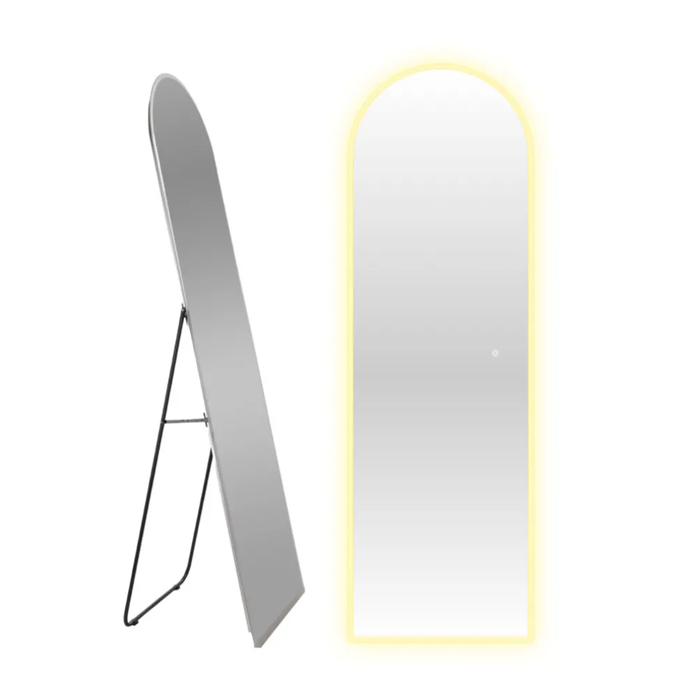 sensahome-staande-spiegel-oval-EFotKZyx-0.webp Online SensaHome Staande Spiegel Oval Met LED Verlichting