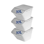 Hot SmartStore Set Van 3 Stevige Opbergbox Collect Stack-it 37L