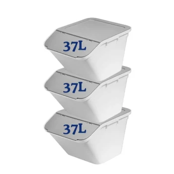 Hot SmartStore Set Van 3 Stevige Opbergbox Collect Stack-it 37L