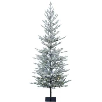 Online Snowy Jersey Verlichte Kunstkerstboom