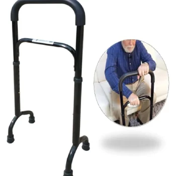 Online Orange Stabiele Wandelstok Met Sta Op Functie