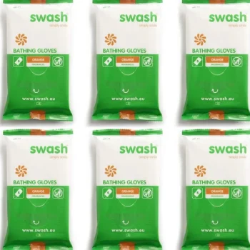 Sale Swash Washandjes Geparfumeerd Oranje 5 Stuks