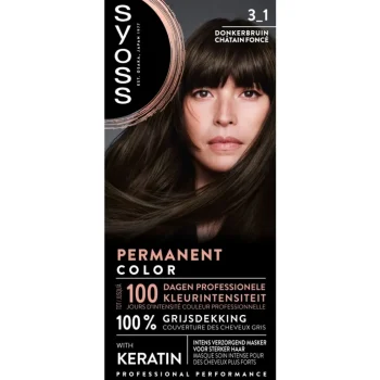 Fashion Syoss Professional Performance 3-1 Donkerbruin Permanente Haarkleuring