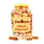 New Toblerone Mini Melkchocolade "Vrolijk Kerstfeest" Kerstcadeau
