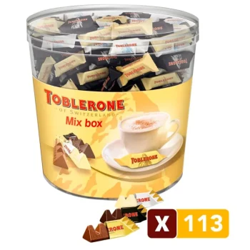 Online Toblerone Mini's Melk, Puur En Wit Chocolade