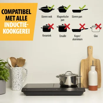 Clearance Tristar Inductiekookplaat IK-6162 2 Kookzones