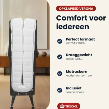Fashion Troonz Opklapbed Verona 90x200
