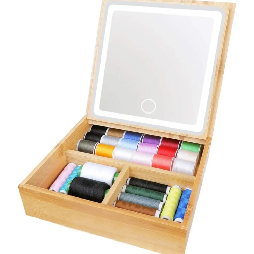 uniq-2-in-1-led-make-upspiegel-JqnAUXTB-4.webp Discount UNIQ 2-in-1 Led Make-upspiegel Sieradendoos En Make-up Organizer