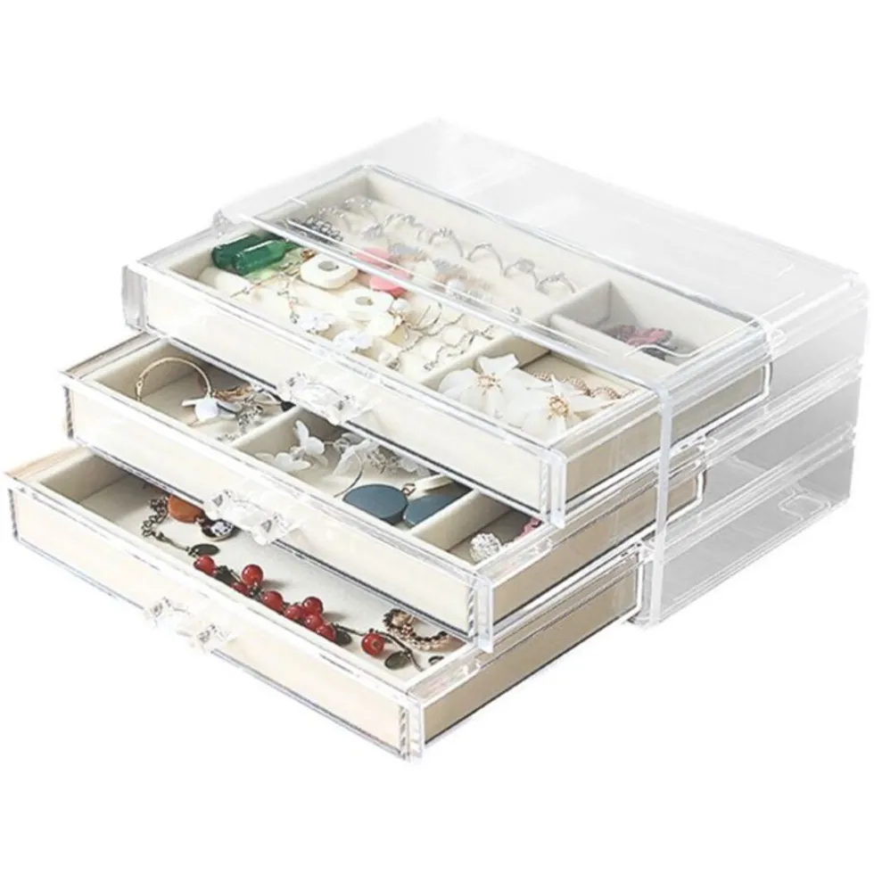 uniq-acryl-sieradendoos-met-3-usIUPRIo-0.webp Online UNIQ Acryl Sieradendoos Met 3 Laden, Organizer Transparant