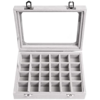 Best UNIQ Sieradendoosje In Grijs Velours