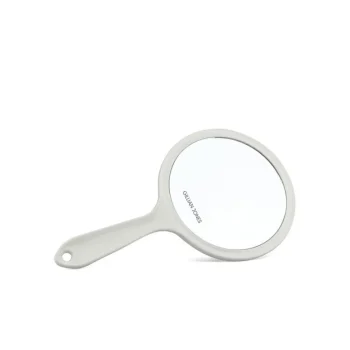 Best UNIQ Witte Tweezijdige Handmake-upspiegel Rond