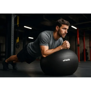 Online VirtuFit Anti-Burst Fitnessbal Pro Gymbal Swiss Ball Met Pomp