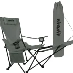 Discount VirtuFit Opvouwbare Camping Stoel Met Voetsteun
