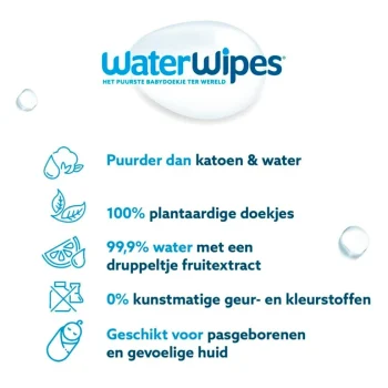 New Waterwipes Babydoekjes