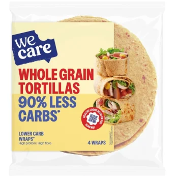 Sale WeCare Whole Grain Tortillas Lower Carb Wraps