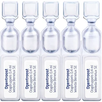 New Weleda Ogentroost Oogdruppels Ampullen