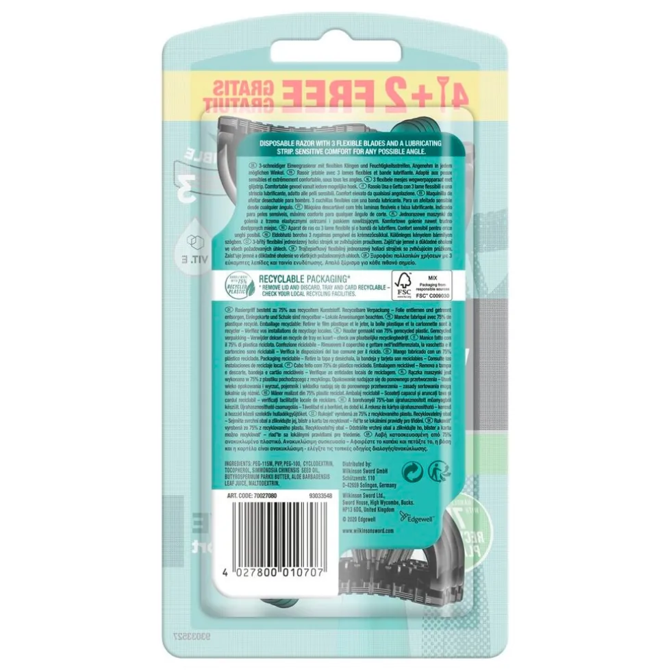 wilkinson-sword-xtreme-3-sensi-KKqIELMI-4.webp Discount Wilkinson Sword Xtreme 3 Sensitive Wegwerpscheermesjes