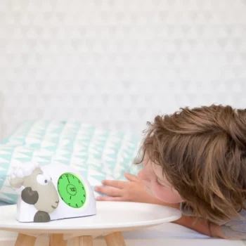 Discount Zazu Sam Schaap Taupe Kinderwekker En Slaaptrainer